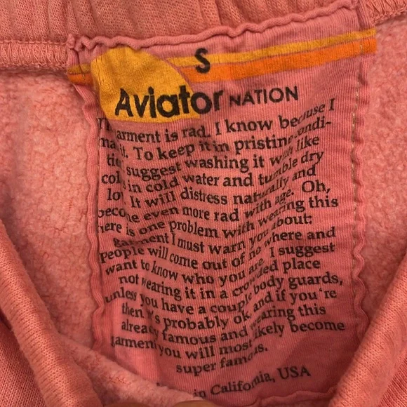 Aviator Nation Chevron Stripe Joggers - Picture 9 of 11